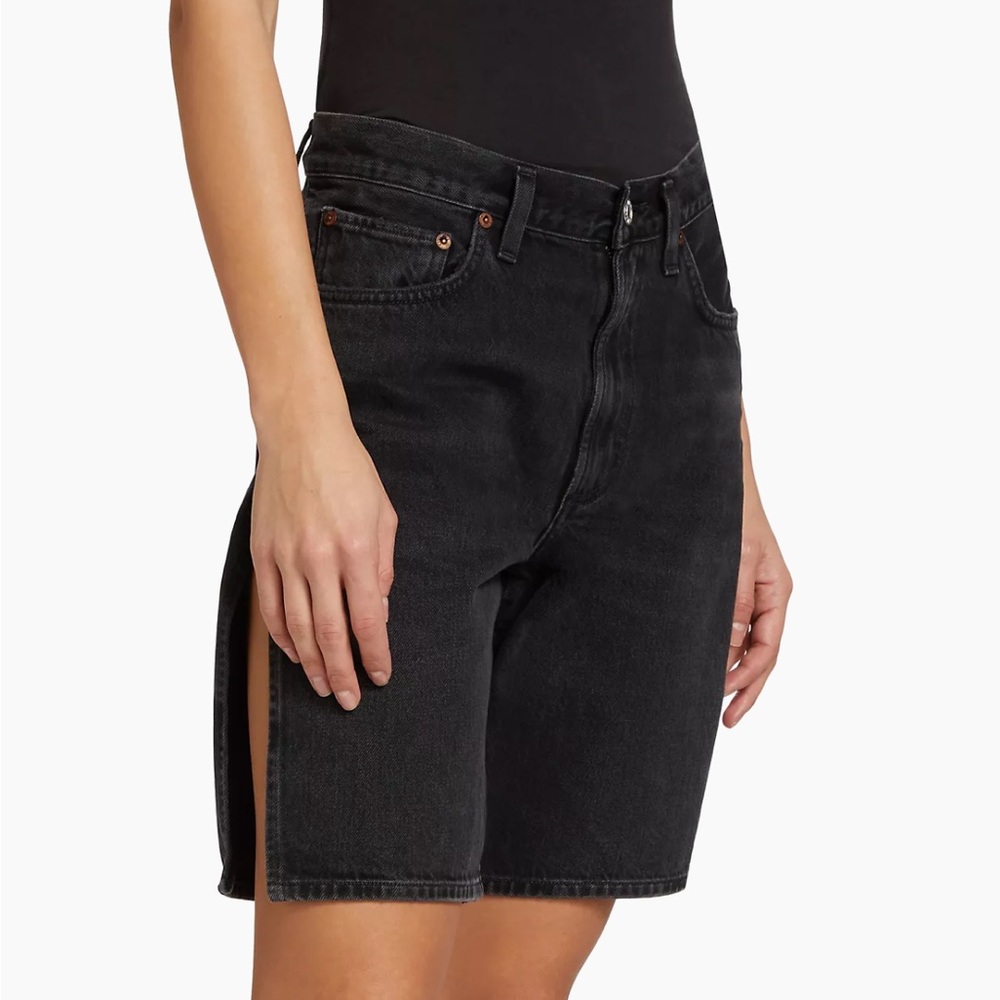 AGOLDE • Women’s VIDA Black Denim Shorts • 26